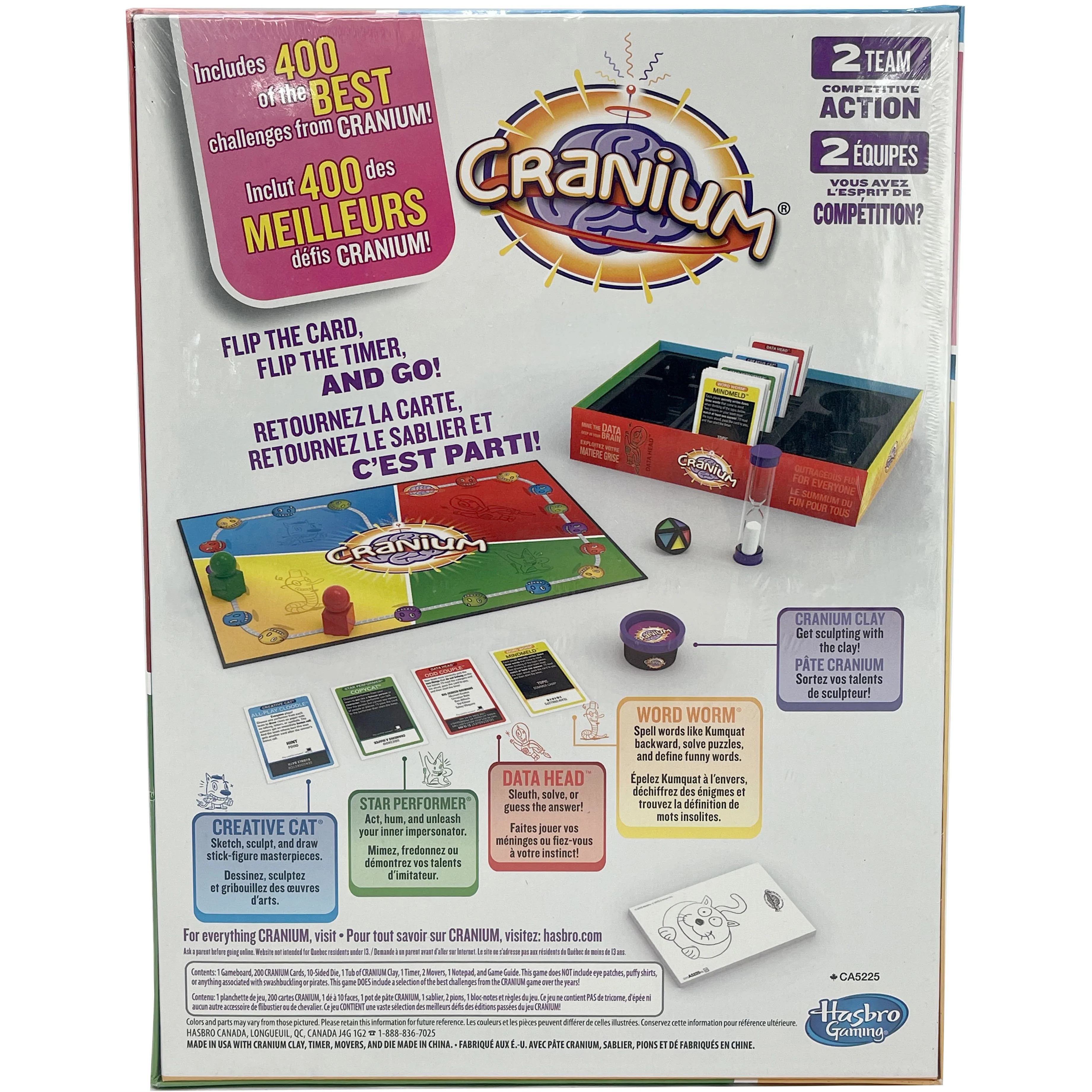 Hasbro Cranium Party Board Game / Team Game / Family Game Night