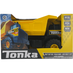 Tonka Metal Dump Truck Toy / Construction Toy / 12.5" Dump Truck / Steel Classics / Yellow