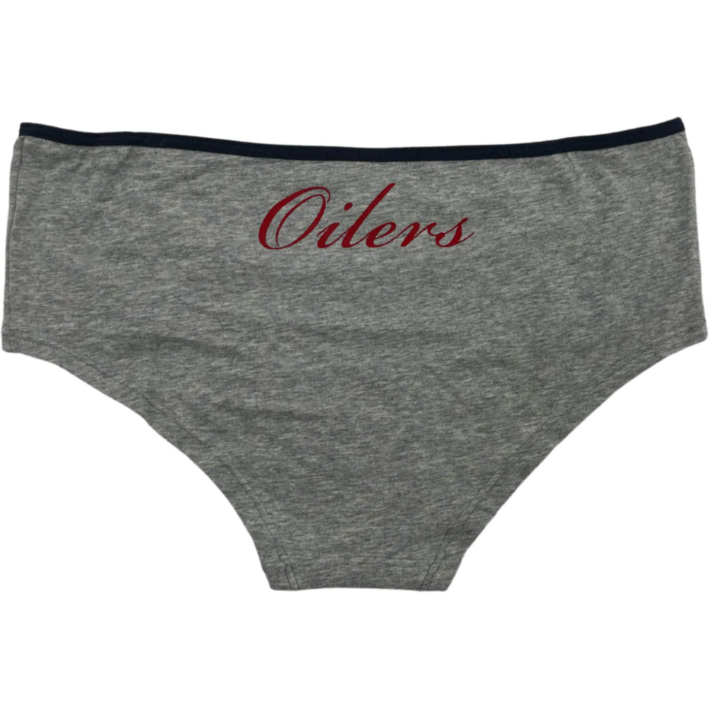 NHL Edmonton Oilers Women’s 2 Pack of Boycut Underwear / Red & Grey
