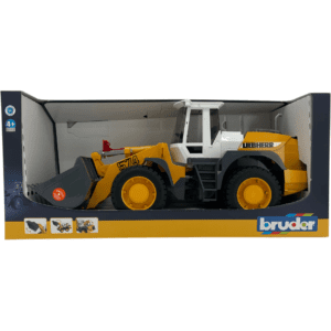 Bruder Loader Construction Toy / Liebherr 574 Articulating Loader / Yellow / Heavy Equipment Toy
