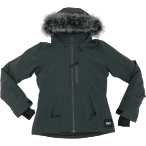 O'Neill Women's Winter Jacket / Charcoal / Ladies Ski Jacket / Size XS