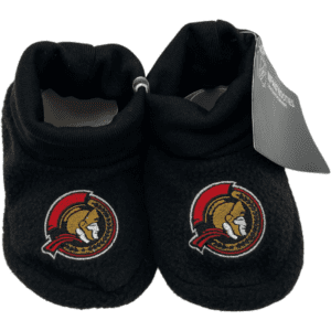 NHL Ottawa Senators Infant Booties / Black / NHL Infant Gear / Various Sizes