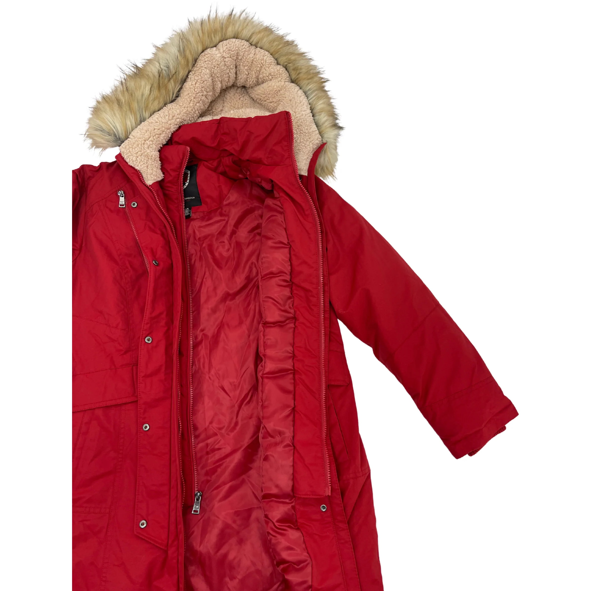 1 Madison Expedition Women's Winter Jacket / Red / Size L **No Tags**