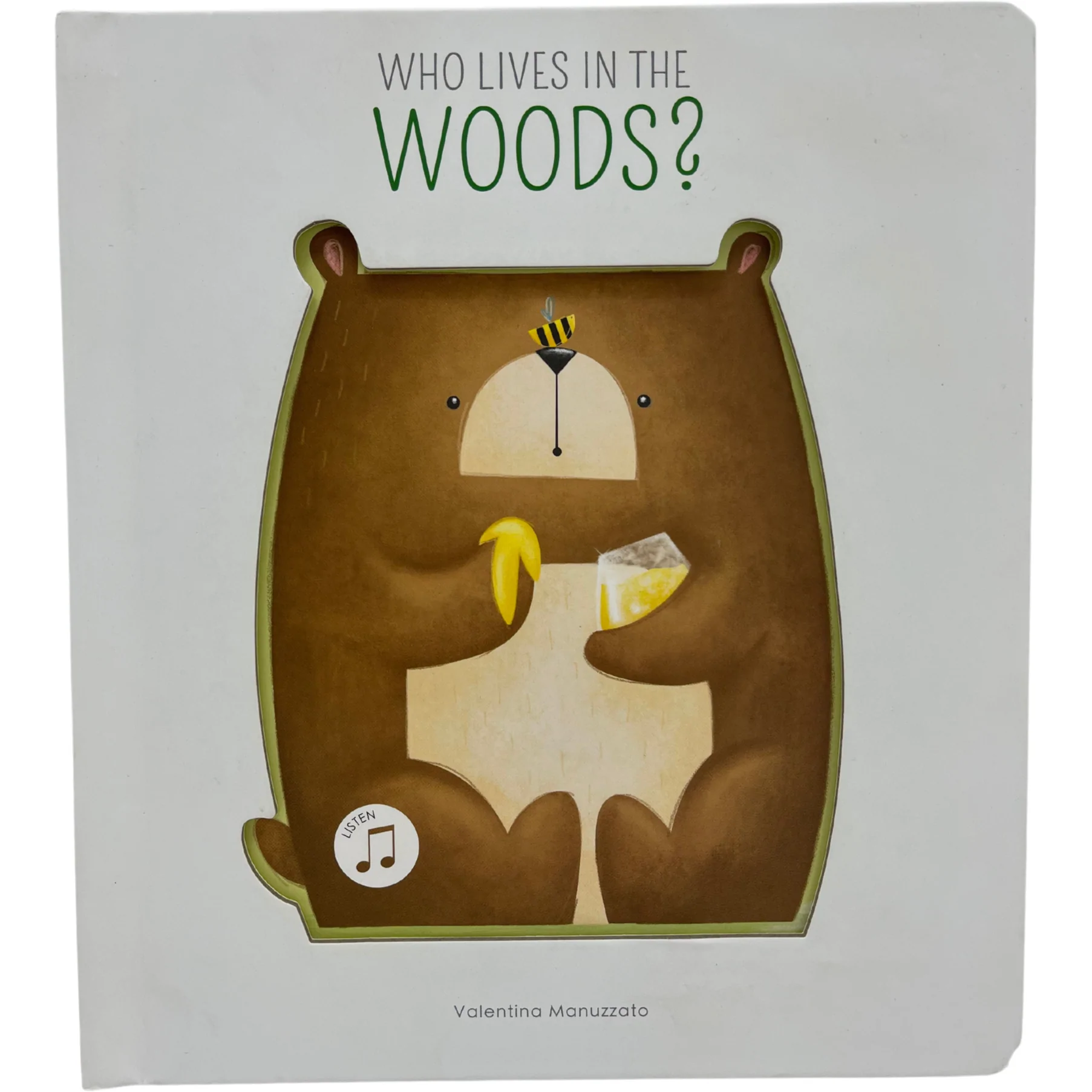 Children's Storybook with Sound / "Who Lives in The Woods" / Animal Book with Animal Noises