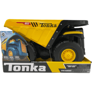 Tonka Metal Dump Truck Toy / Construction Toy / Tonka 952 / Indoor & Outdoor / Yellow