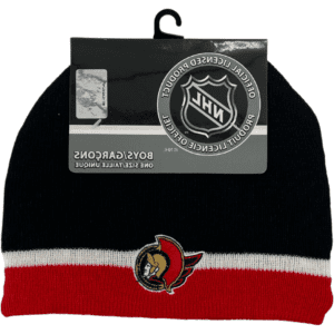 NHL Boy's Winter Hat / Ottawa Senators / One Size / Classic Logo