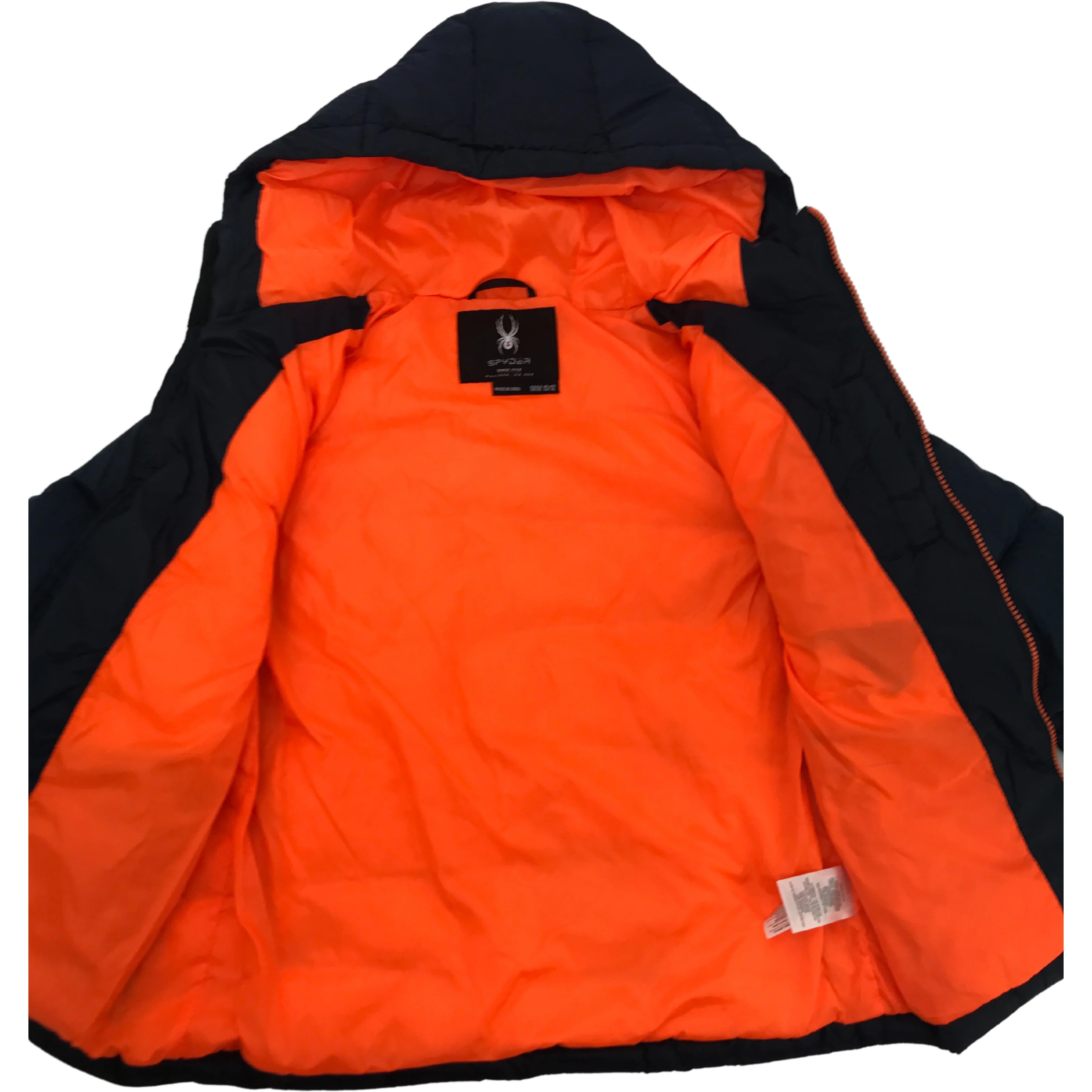 Spyder Boy's Winter Jacket / Winter Coat / Size Medium / Blue & Orange
