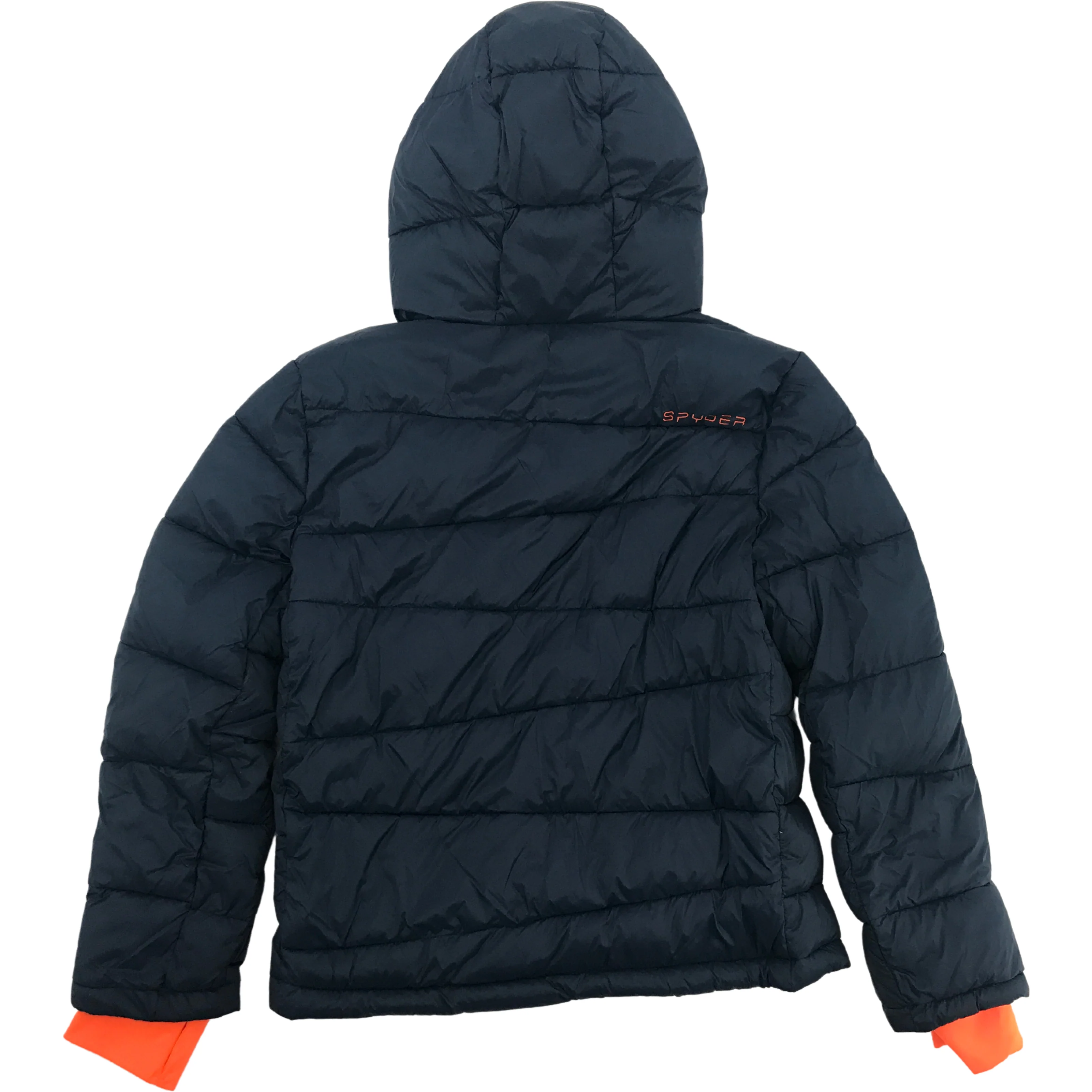 Spyder Boy's Winter Jacket / Winter Coat / Size Medium / Blue & Orange