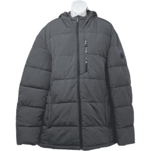 Nautica Men's Winter Jacket / Grey / Primaloft / Water Resistant / Various Sizes