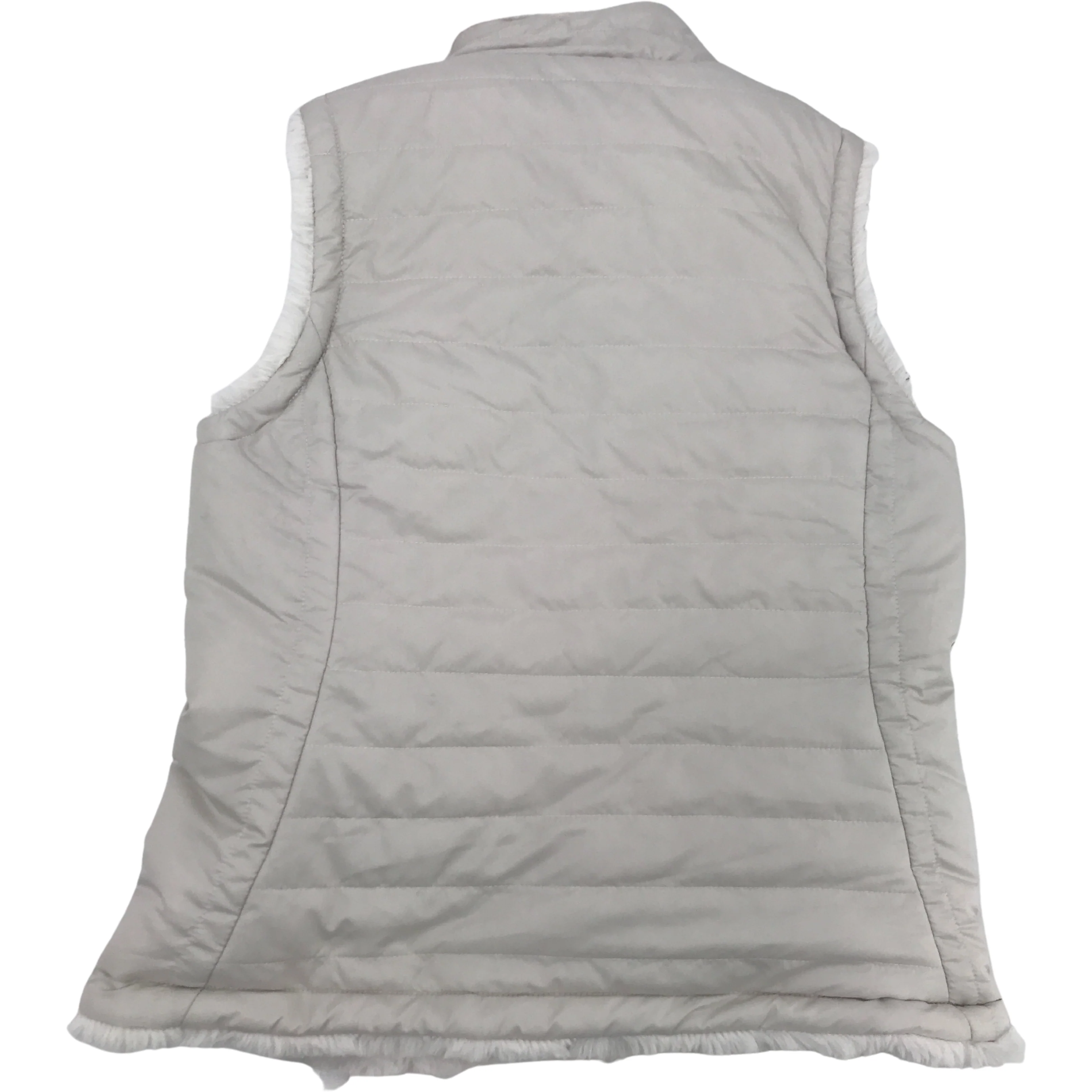Nicole Miller Women's Winter Vest / Reversible / White / Cream / Various Sizes