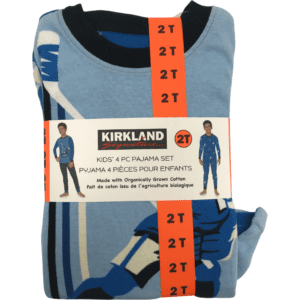 Kirkland Signature Boy's Pyjama Set / 4 Piece Pyjama Set / Hockey Themed / 2T