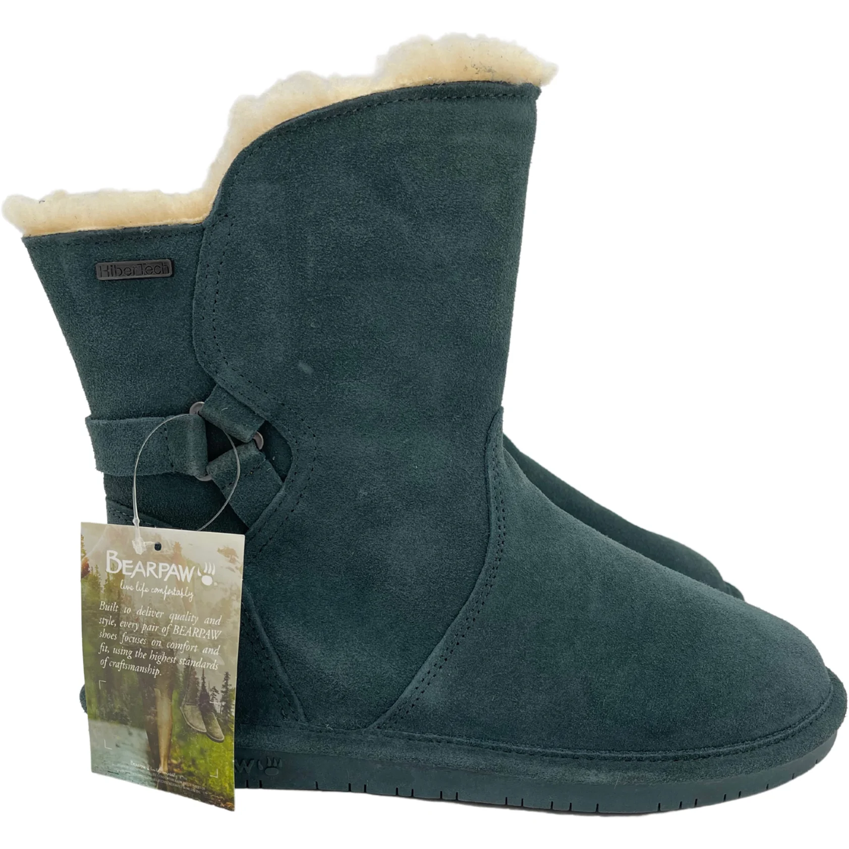 BearPaw Women's Winter Boots / Kinsley / Short Boots / Blue Haze / Size 9