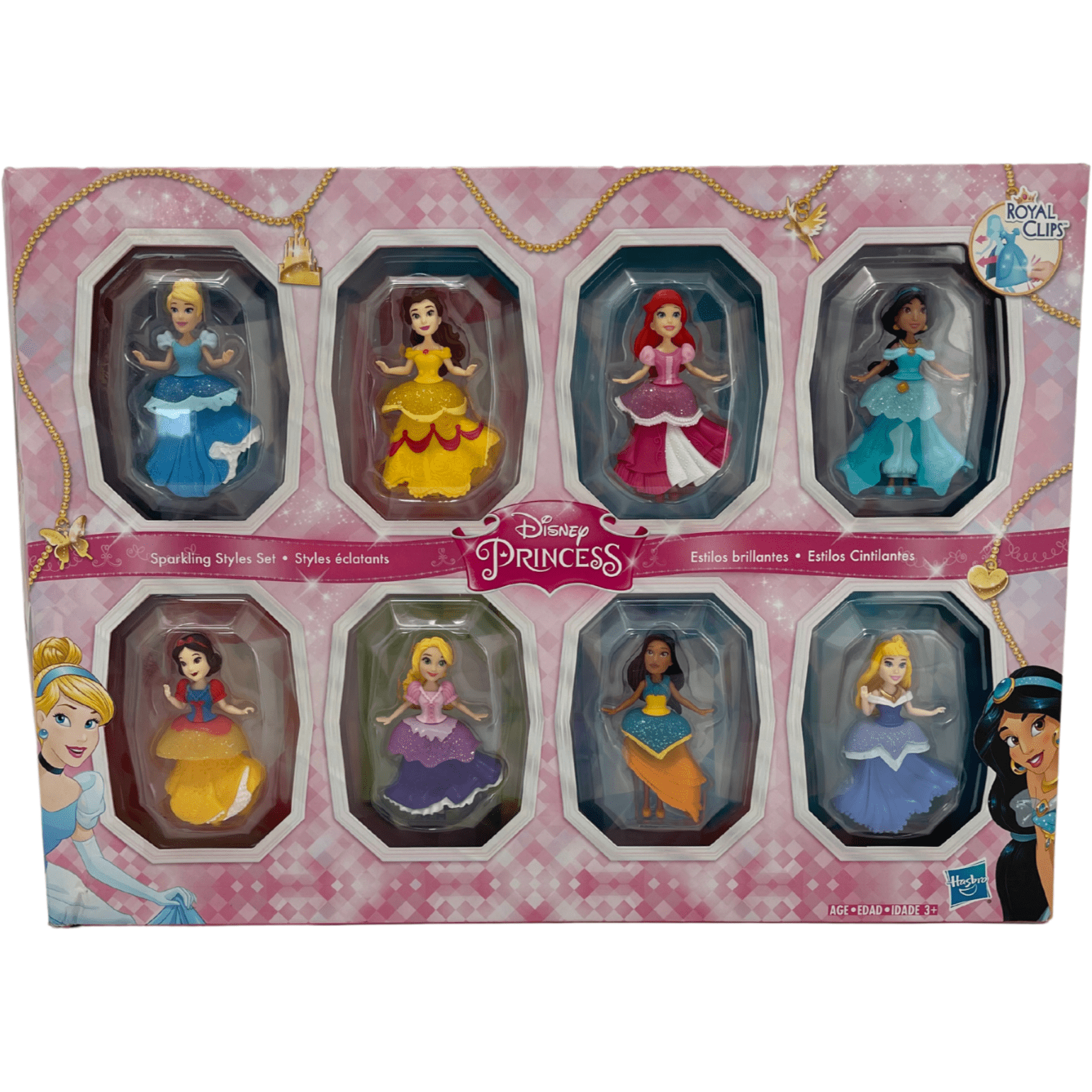 Disney Princess Sparkling Style Set / 8 Princesses Included **DEALS**