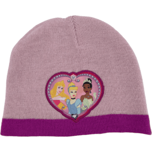 Disney Princess Girl's Winter Hat / Outdoor Winter Gear / Children's Toque / One Size