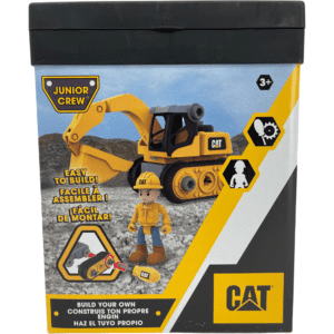CAT Junior Crew DIY Excavator / Build Your Own / Building Kit / Construction Toy