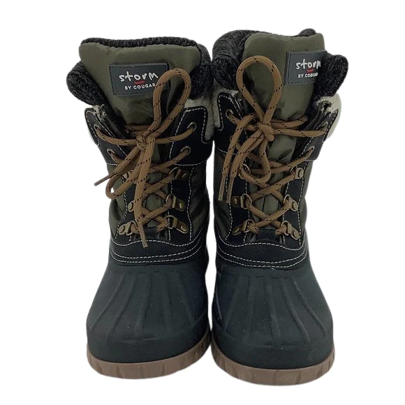 Storm by Cougar Women's Winter Boots / Green and Tan / Size 8