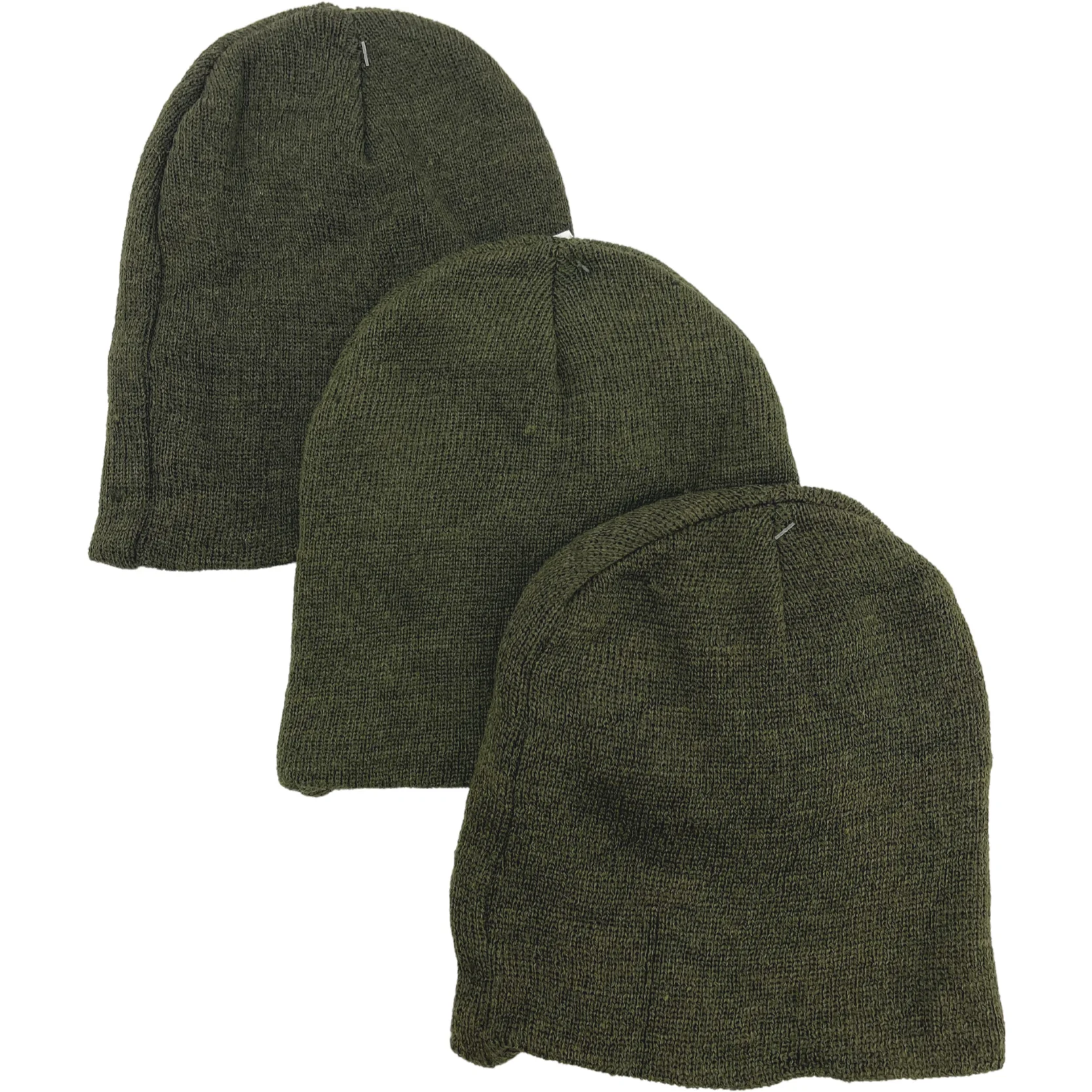 Children's Winter Hat / 3 Pack / Green / Winter Toque / One Size