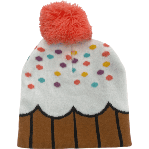 Densley & Co Girl's Youth Knit Hat / Winter Hat / Winter Toque / Cupcake Theme