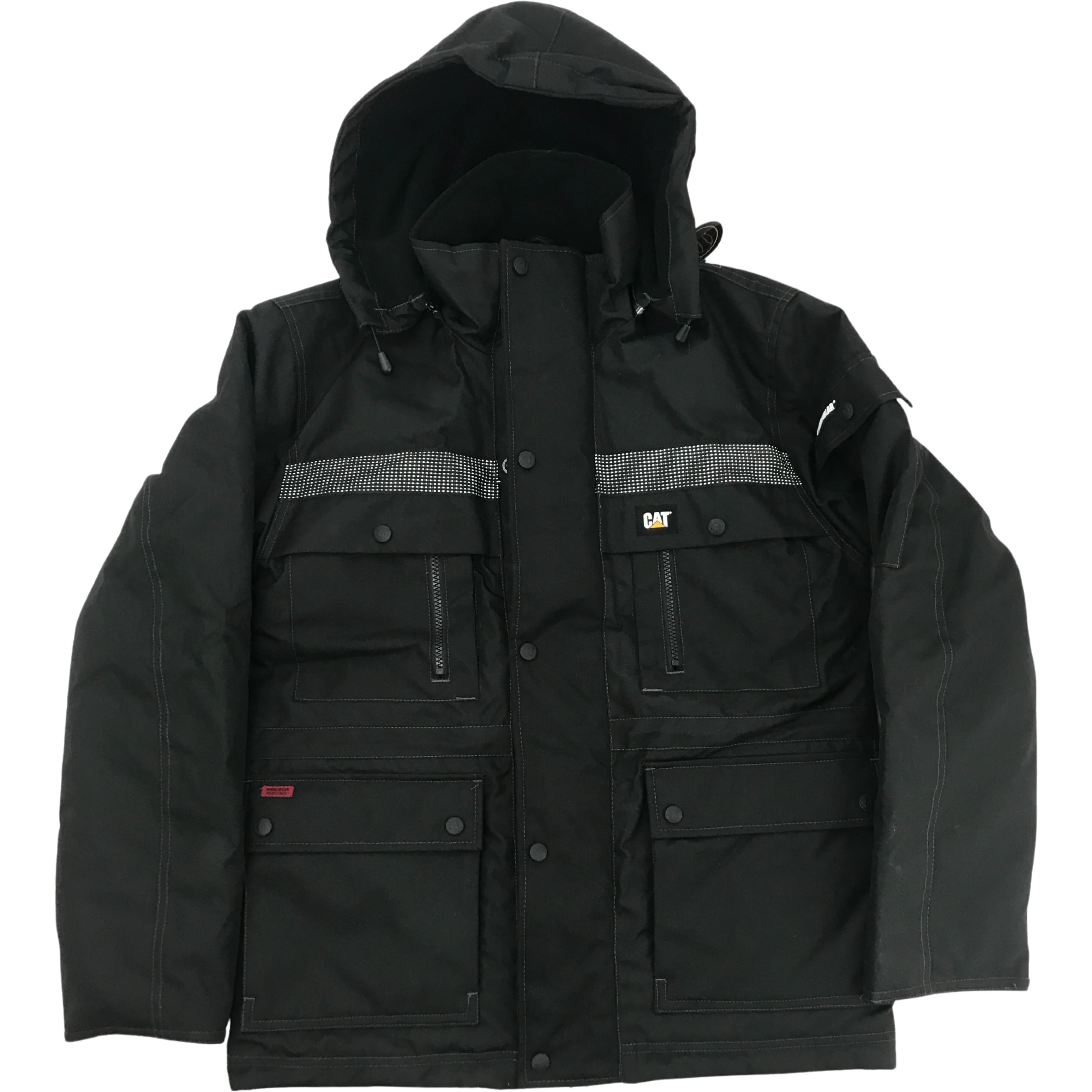 CAT Men's Work Jacket / Men's Work Wear / Winter Gear / Black / Small