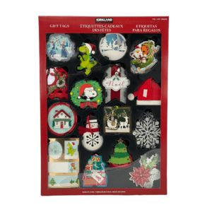 Kirkland Holiday Gift Tag Pack / 84 Piece Set / Christmas Present Tags / Disney & Peanuts