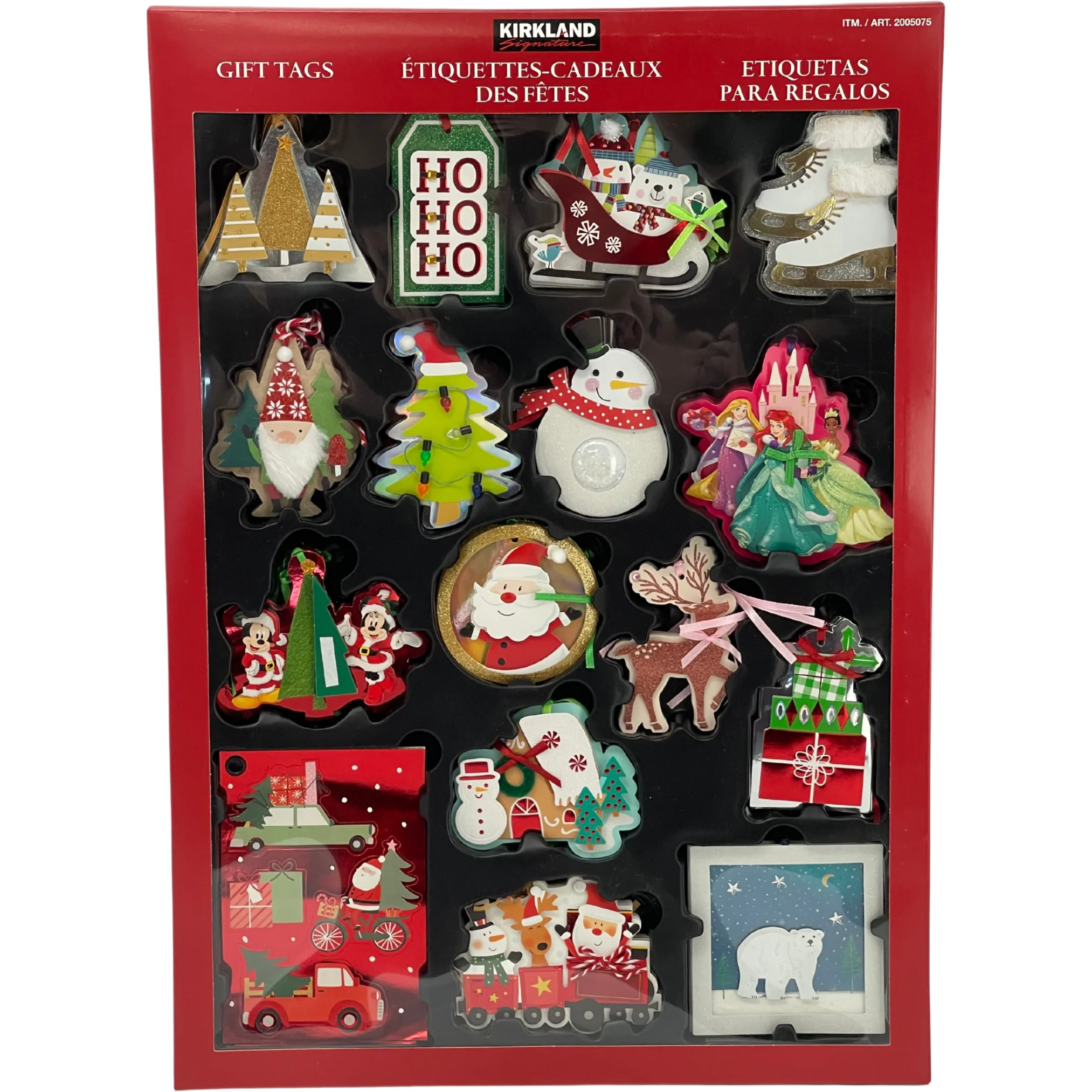 Kirkland Holiday Gift Tag Pack / 84 Piece Set / Christmas Present Tags / Disney