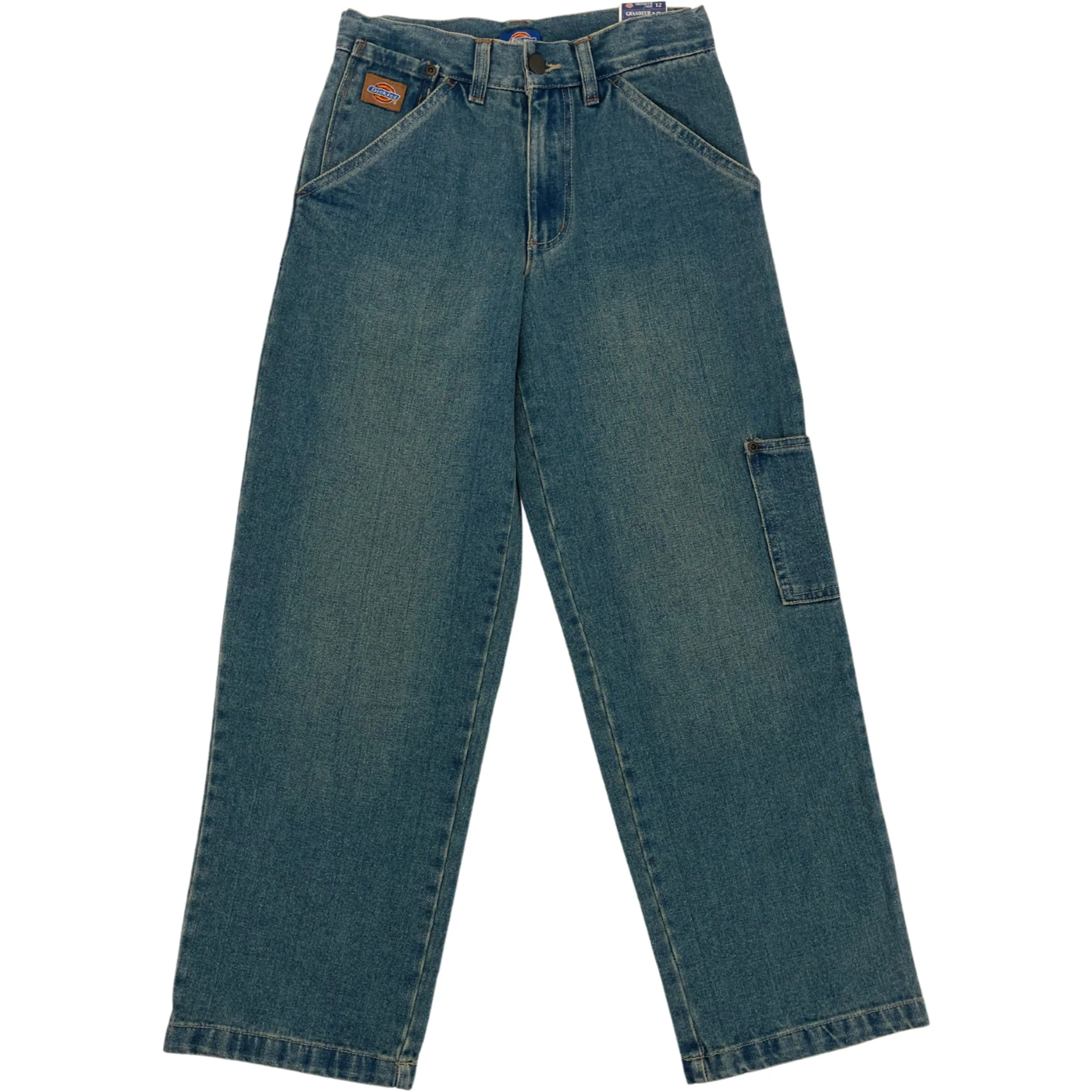 Dickies Boy's Jeans / Light Wash / Adjustable Waist / Size 12
