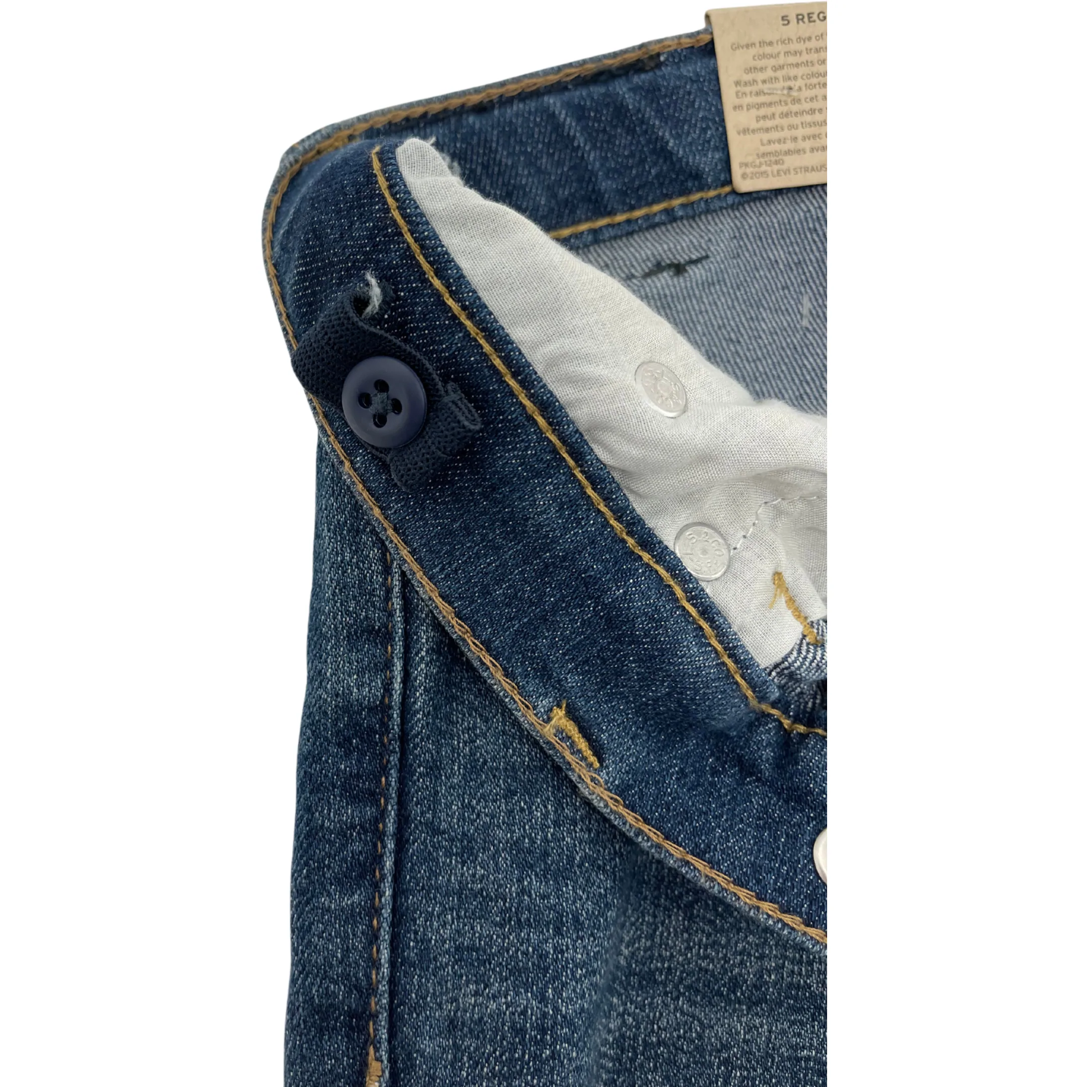 Levi's Boy's Jeans / Slim Fit / Adjustable Waist / Regular Wash / Size 5 Reg