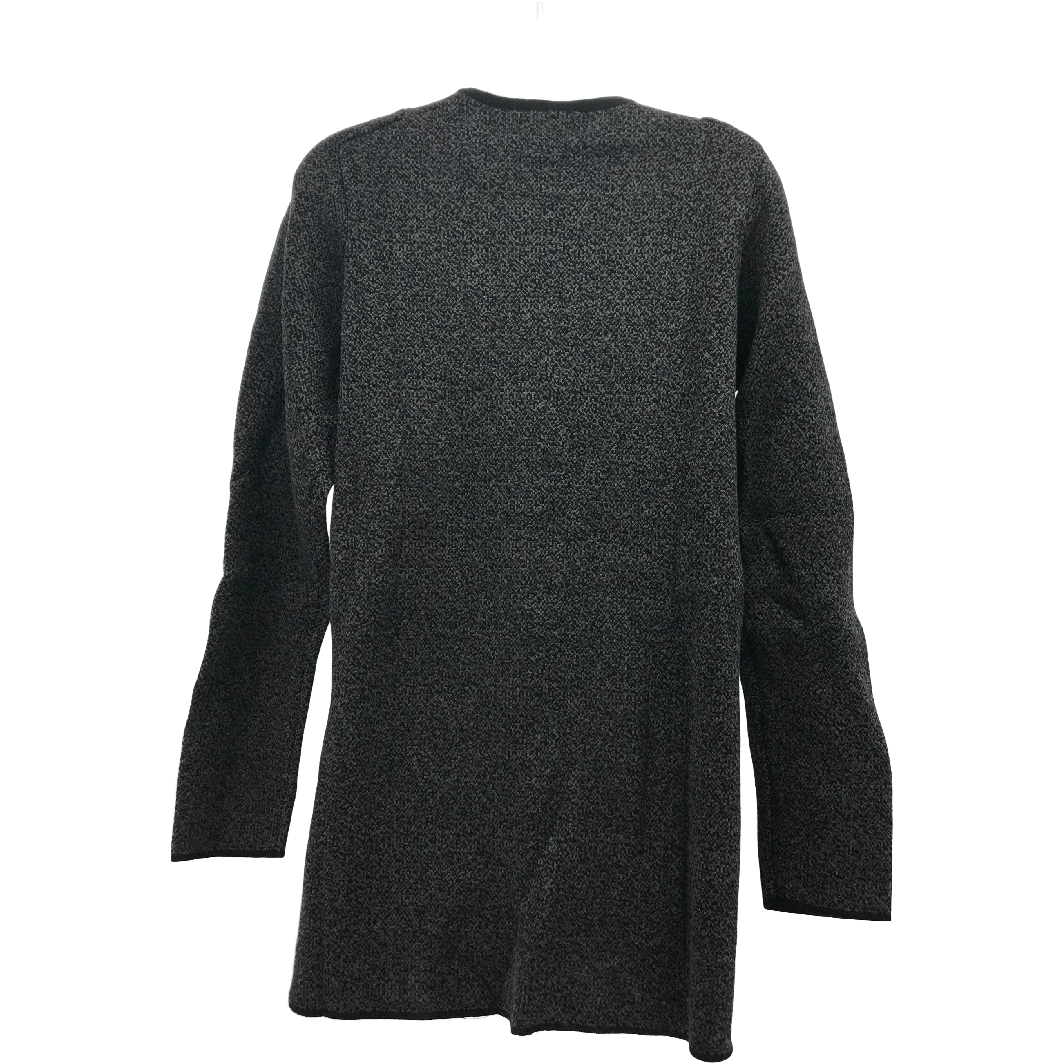 Nicole Miller Women's Sweater / Long Zip Up Sweater / Grey / Medium **NO TAGS**
