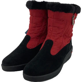 Pajar Women's Ice Gripper Winter Boots / Red with Black / EUR 38