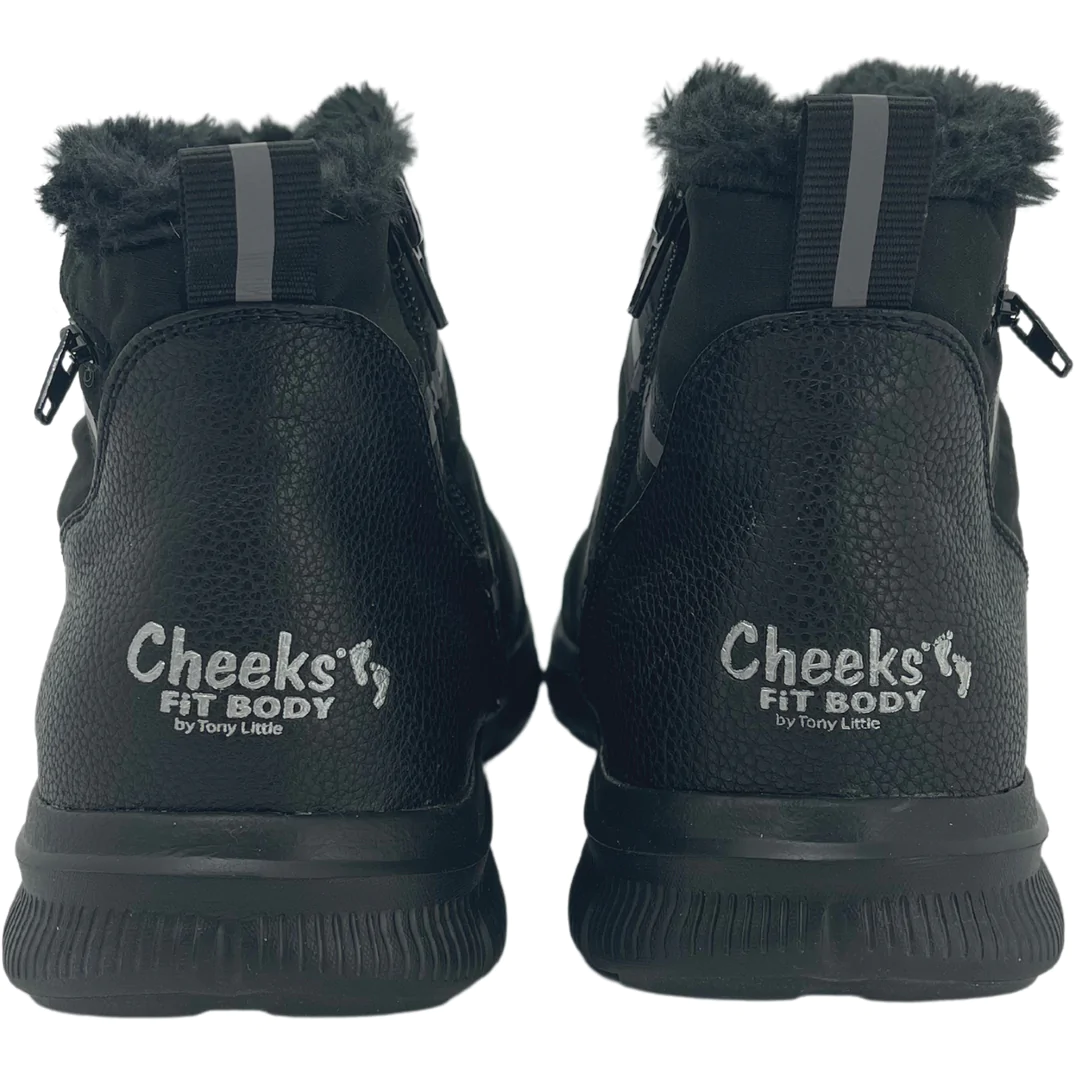 Cheeks Women's Sneaker Boots / Black / Size 10