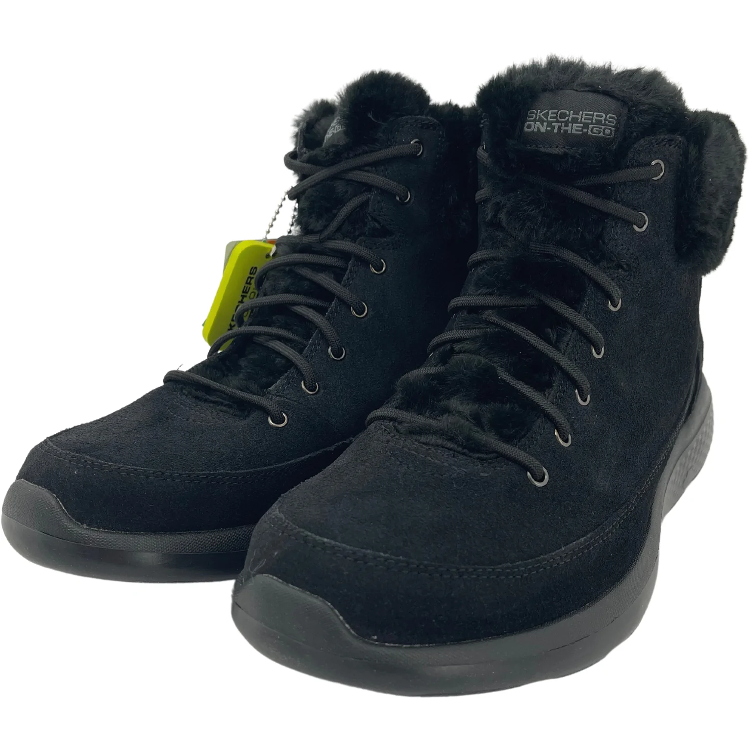 Skechers Women's "Go Walk" Winter Boots / Black / Size 11 / Wide Fit