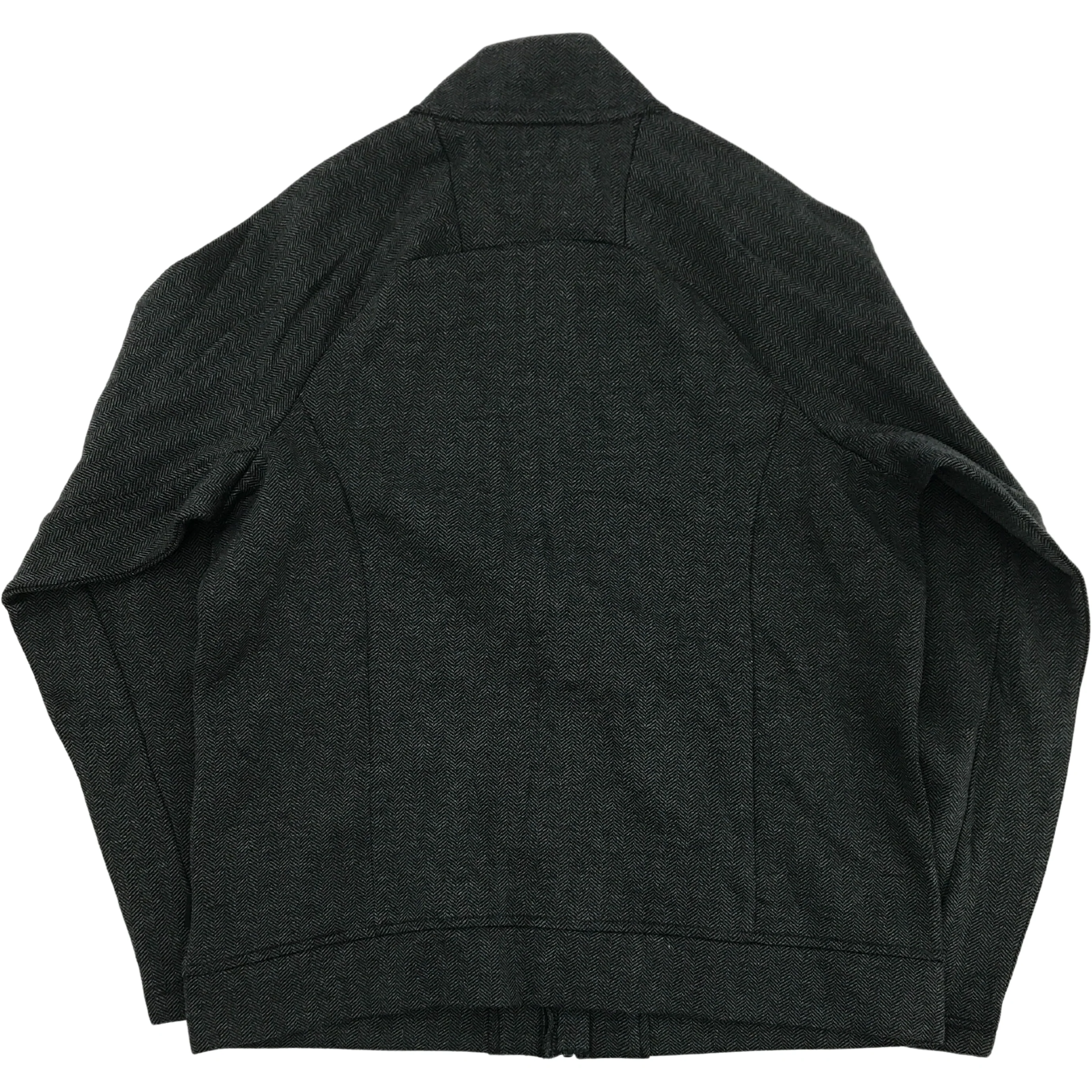 Mondetta Men's Zip Up Sweater / Grey / Chevron Pattern / Various Sizes