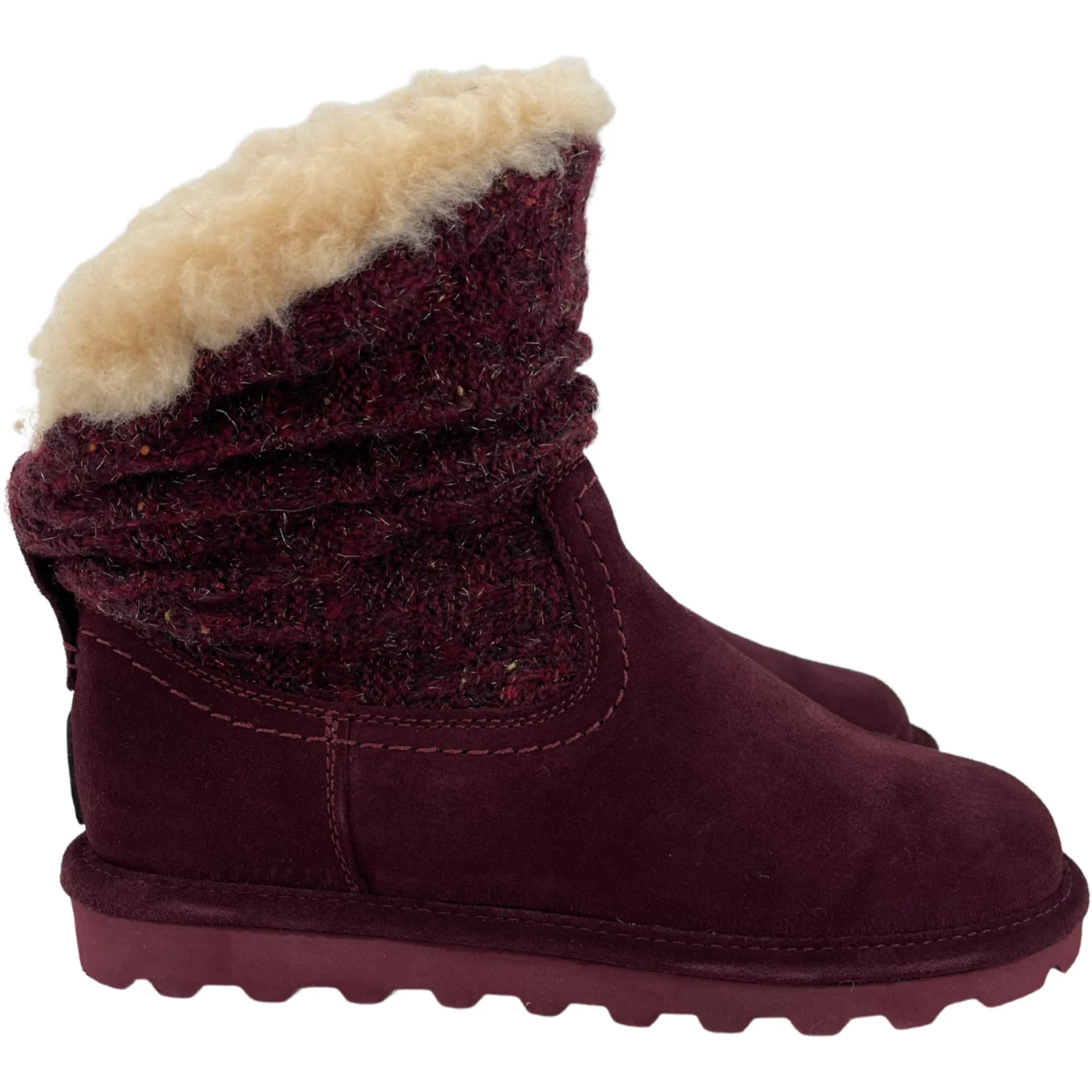 BearPaw Women's Winter Boots / Virginia / Wine / Short Boot / Size 8 **No Tags**