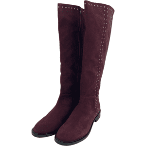Steven Natural Comfort Boots / Zoe Suede / Wine / Size 9.5 **No Tags**