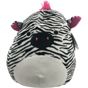 Squishmallow Tracy / Plush Toys / Zebra / Black, White & Pink / 16" Tall **DEALS**