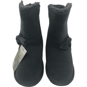BearPaw Women's Winter Boots / Short Winter Boots / Geneva Knitted Boots / Grey / Size 10 **LIKE NEW*