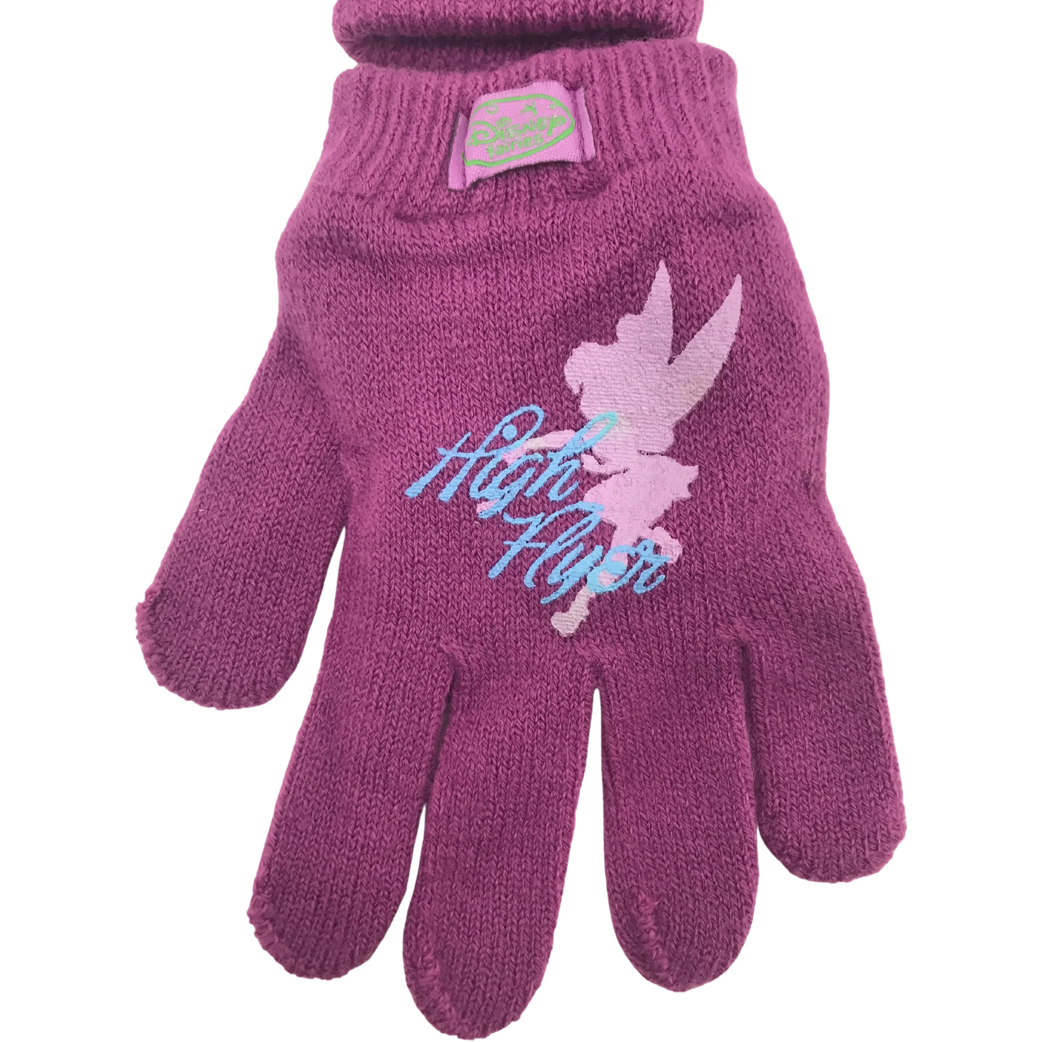 Disney Fairies Children's Winter Gloves / Girl's Gloves / Lightweight Gloves / Purple / One Size