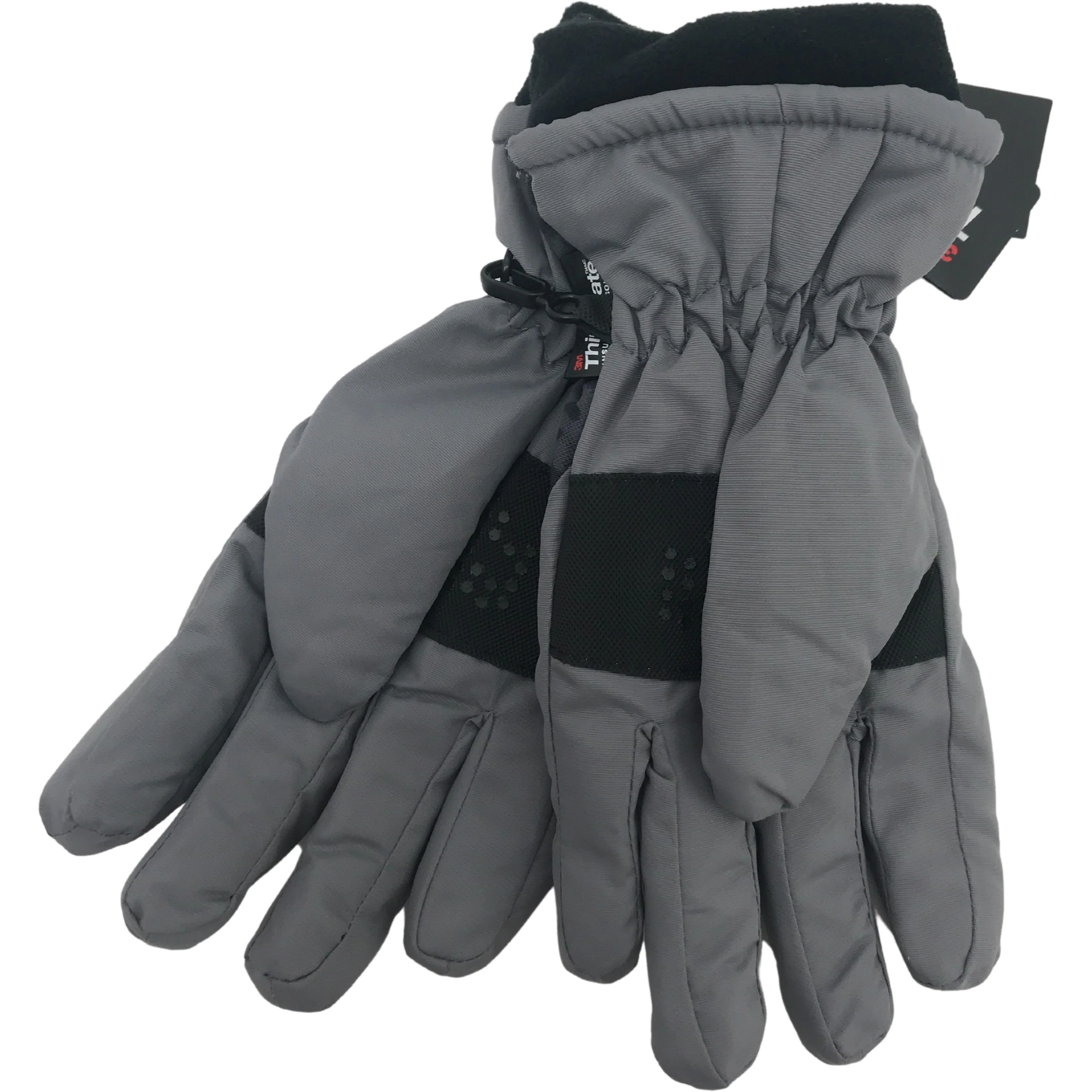 Minus Zero Children's Winter Gloves / Boy's Gloves / Grey with Camo / Size 8-20