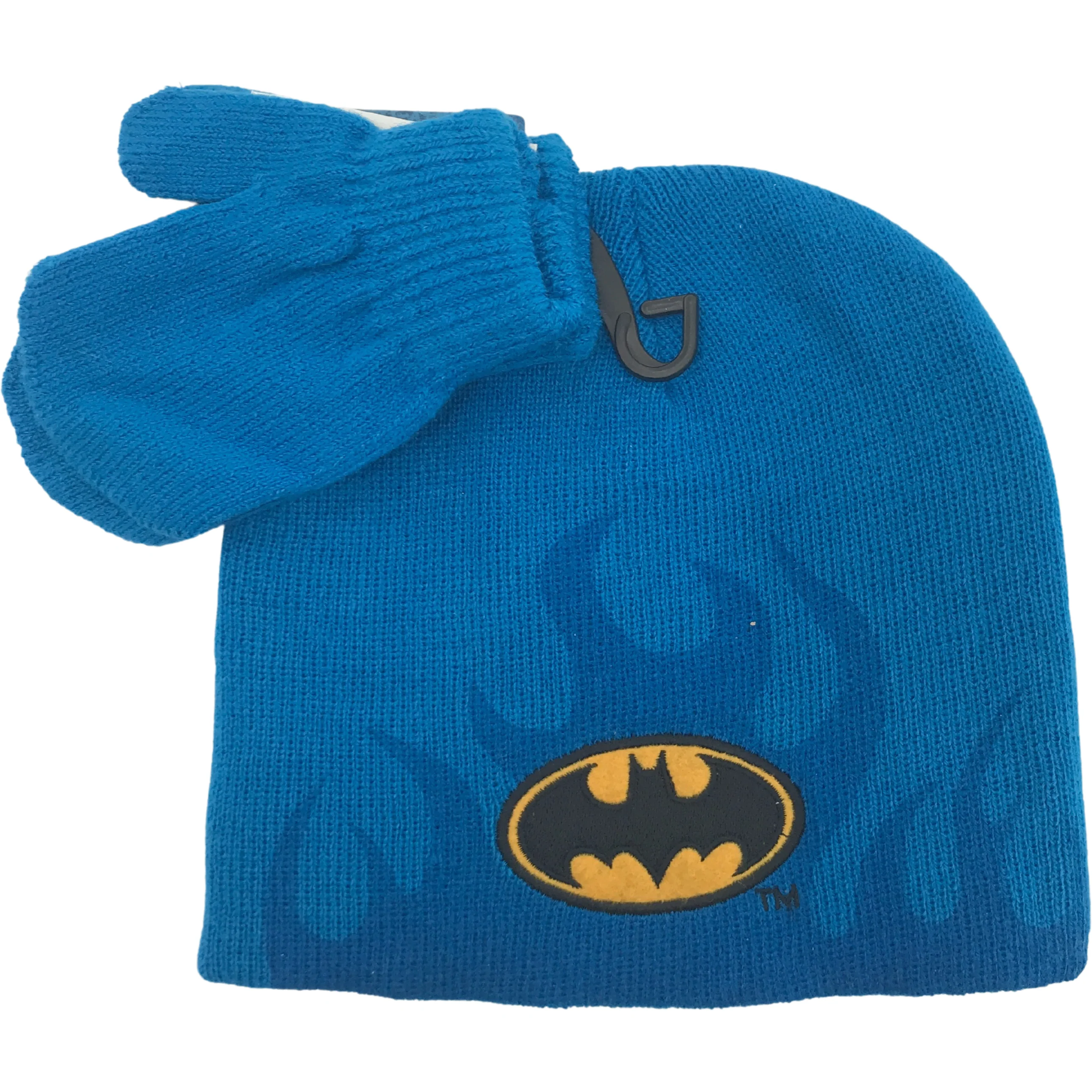 Children's Winter Hat & Mitten Set / DC Comics / Batman / Boy's Toques / One Size