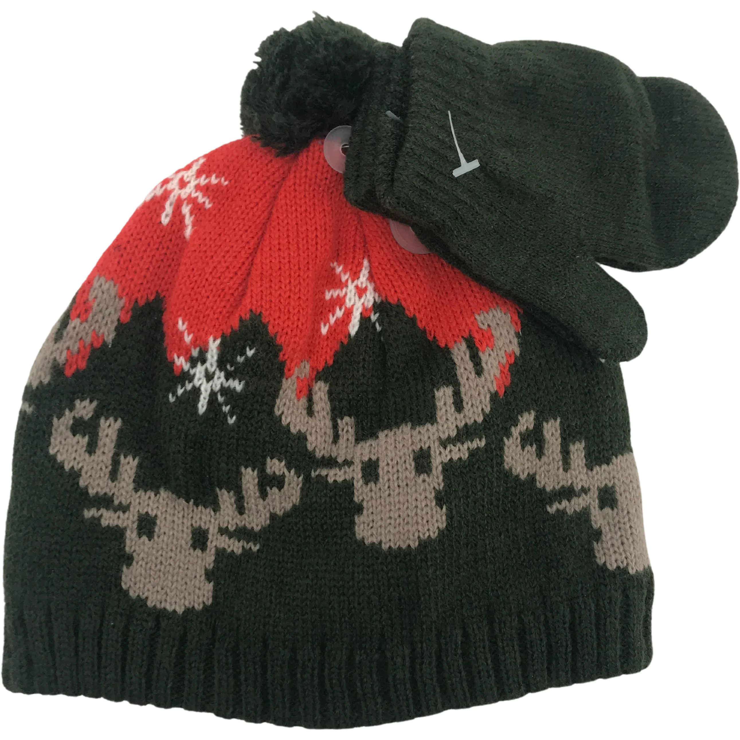 Children's Winter Hat & Mitten Set / Unisex Hat Set / Lightweight Mittens / Toddler Hat