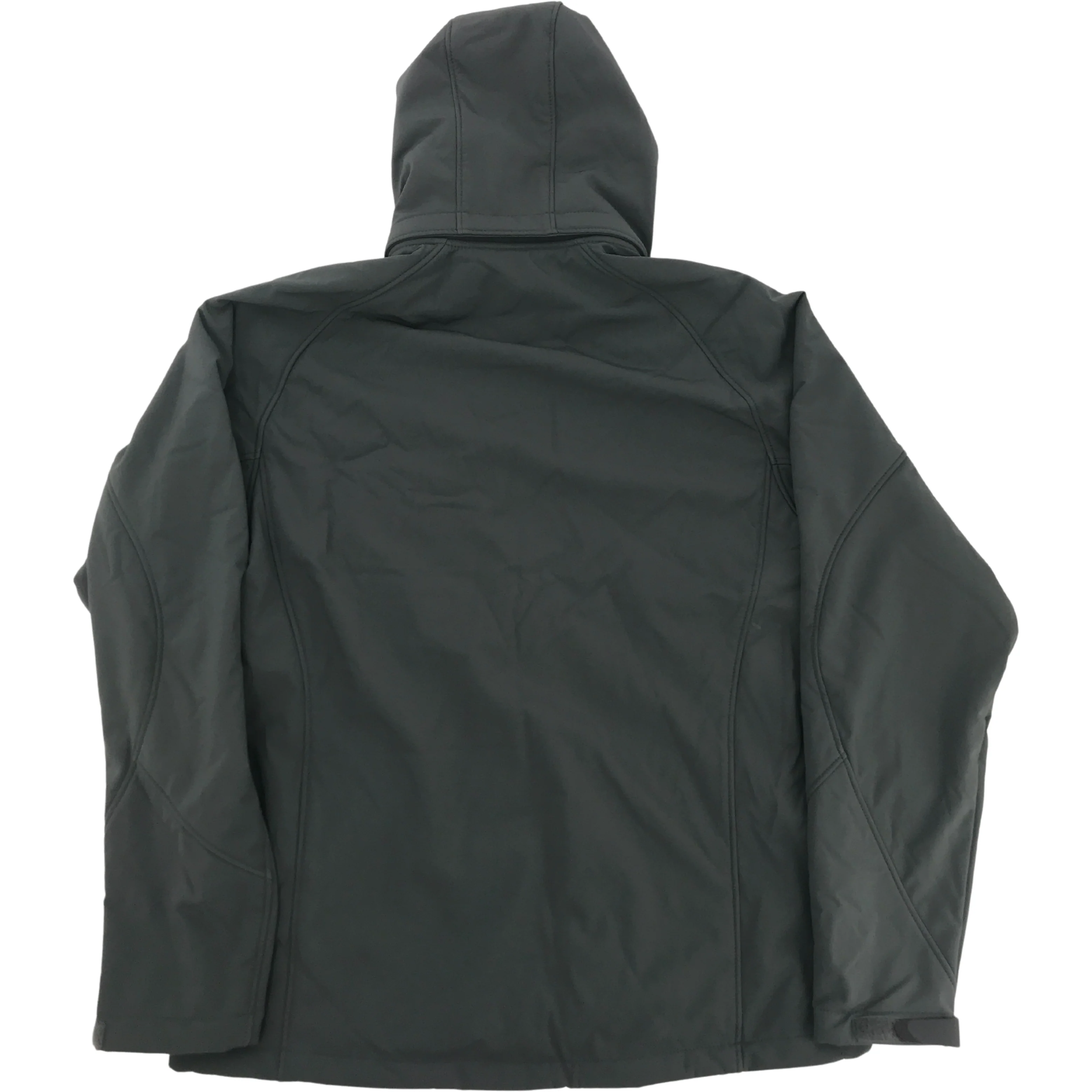 Kirkland Men's Soft Shell Jacket / Sherpa Fleece Lined Coat / Grey / Size Large