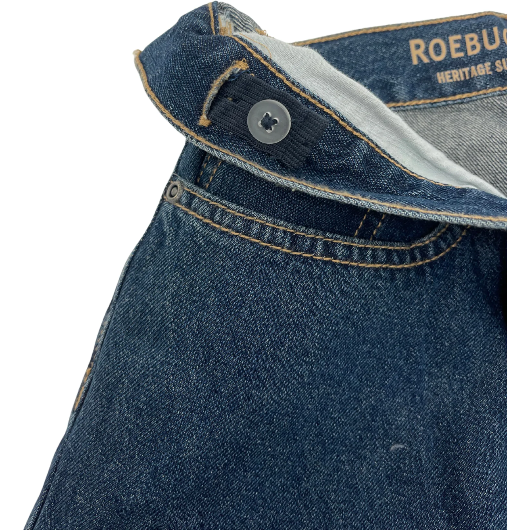 Roebuck & Co. Boy's Jeans / Slim Straight / Regular Wash / Adjustable Waist / Size 16H