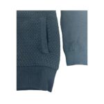 Emanuel Men's Black Lined Zip Up Sweater1