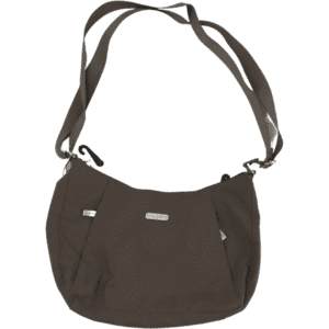 Baggallini Slim Crossbody Hobo Bag / Travel Bag / RFDI Protected / Brown / Travel Accessories
