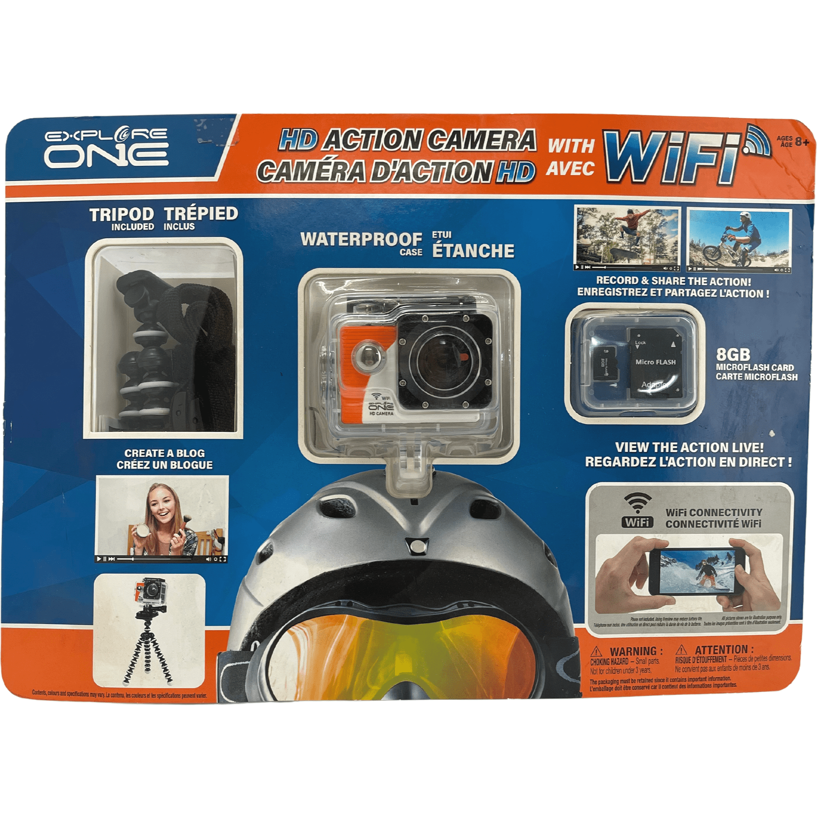 Explore One HD Action Camera / Camera Bundle with Accessories / With WiFi **DEALS**