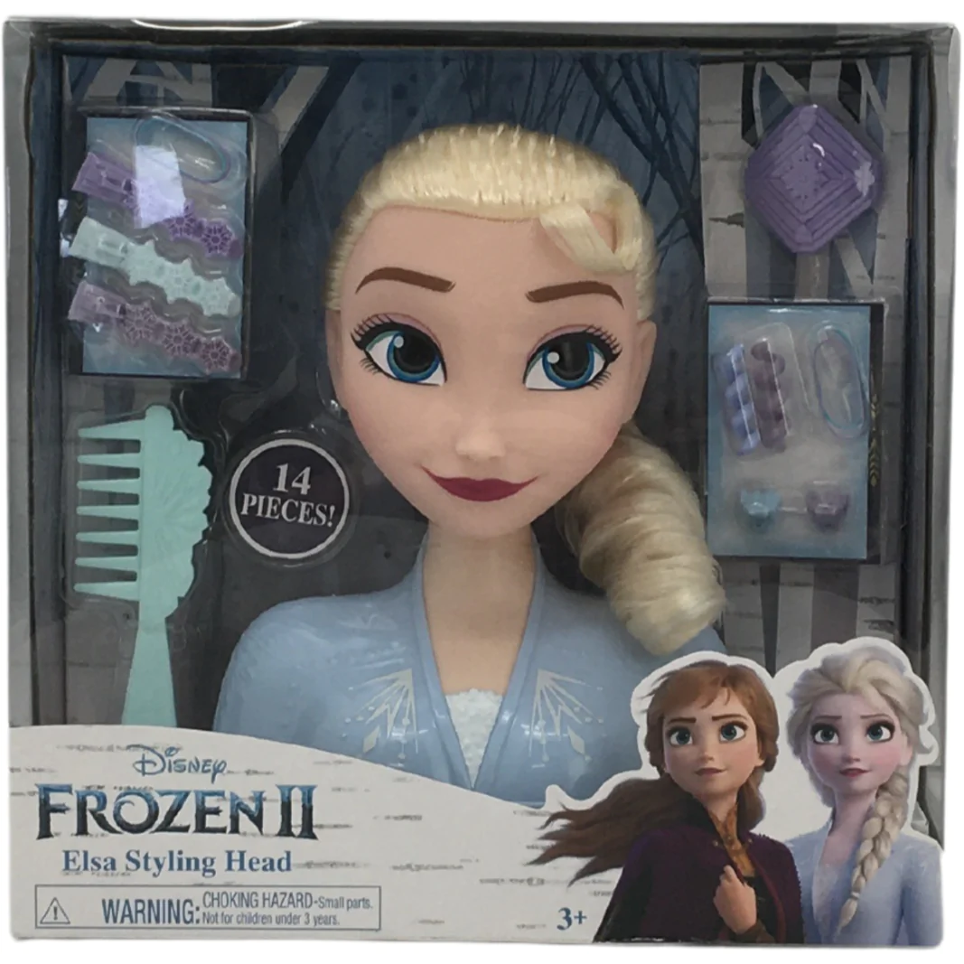 Disney Frozen Elsa Styling Head / 14 Pieces Included / Doll Head / Frozen / 3+ / **DEALS**