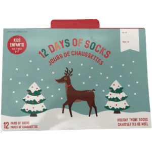 Gertex Kids Sock Advent Calendar / 12 Days of Socks / Sock Size 5-7 **DEALS**