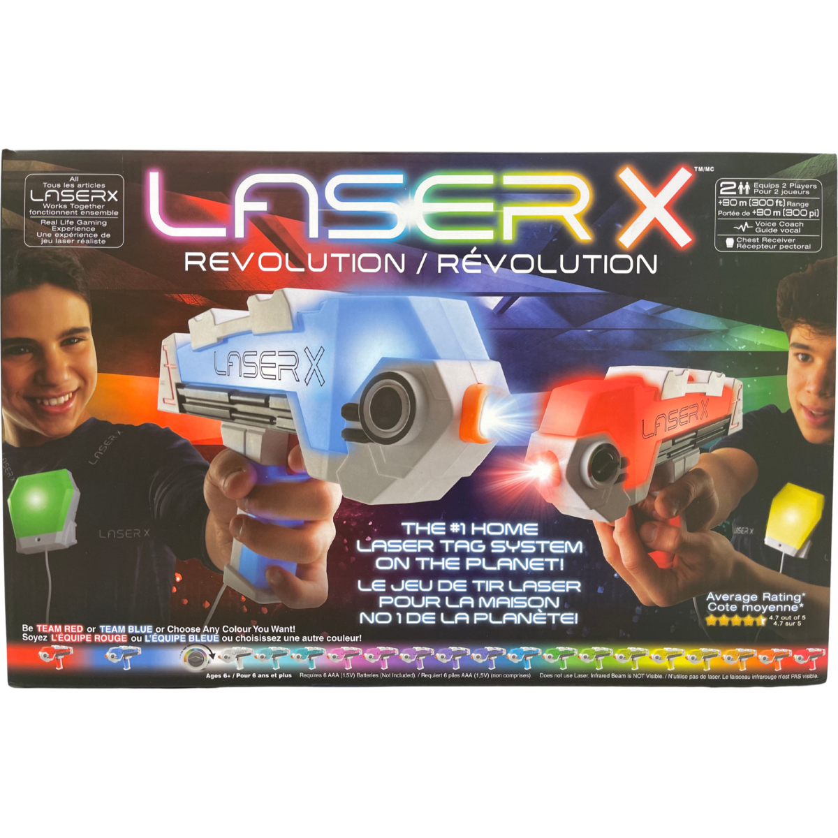 レイページ② Laser X Revolution Laser Tag Set / 2 Players / Double Blaster Set