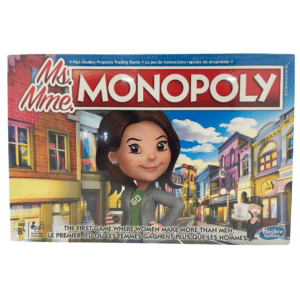 Hasbro Ms. Monopoly Board Game / Family Game Night / English and French