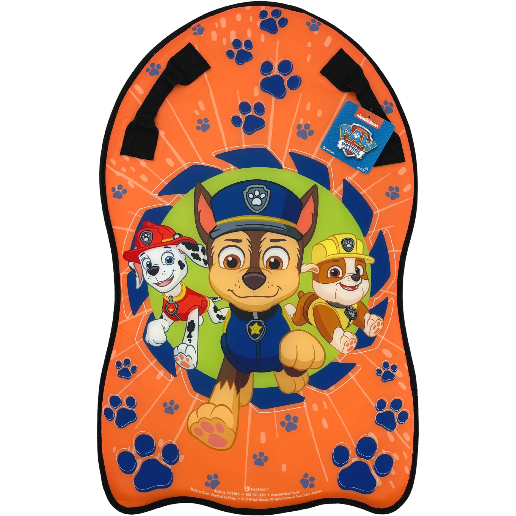 Nickelodeon Paw Patrol Kid's Sled / Shaped Sno Speedster / Outdoor Winter Activity / Chase, Marshall & Rubble
